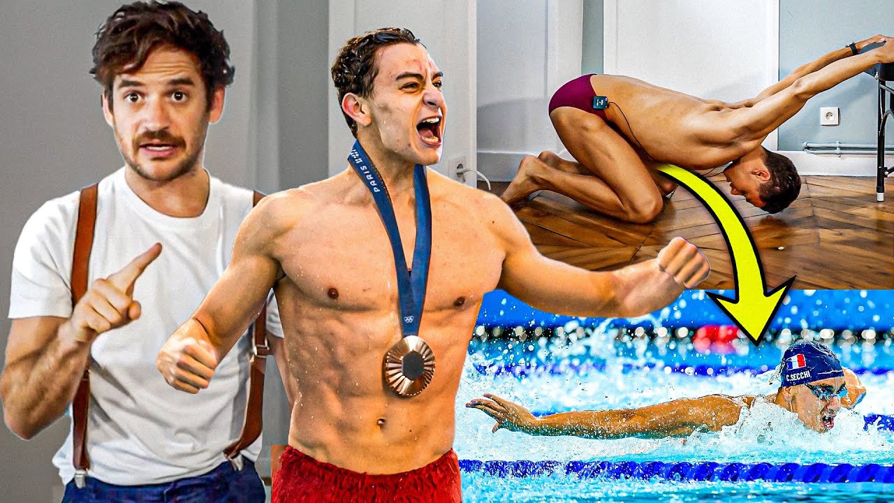 MM-Le PHYSIQUE HALLUCINANT d'une médaille de Bronze de natation : ANALYSE de Clément SECCHI